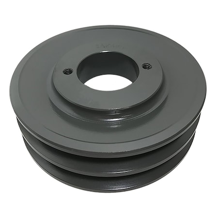 B&B Manufacturing Bushing 2 Groove V-Belt Pulley 4.75 inch OD 2AK49H